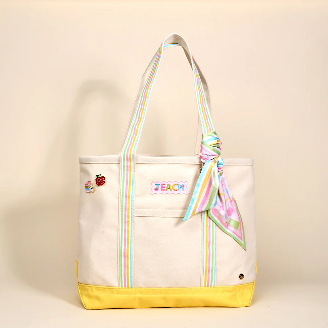 Schools in Session Canvas Tote