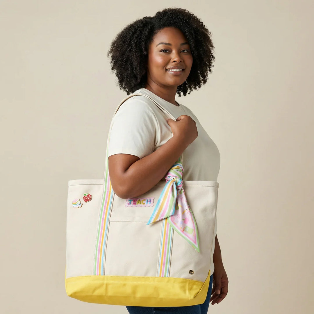 Schools in Session Canvas Tote
