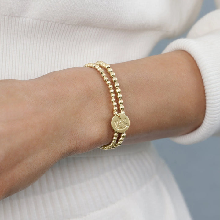 enewton ecollegiate Classic Gold 3mm Bracelet - Auburn
