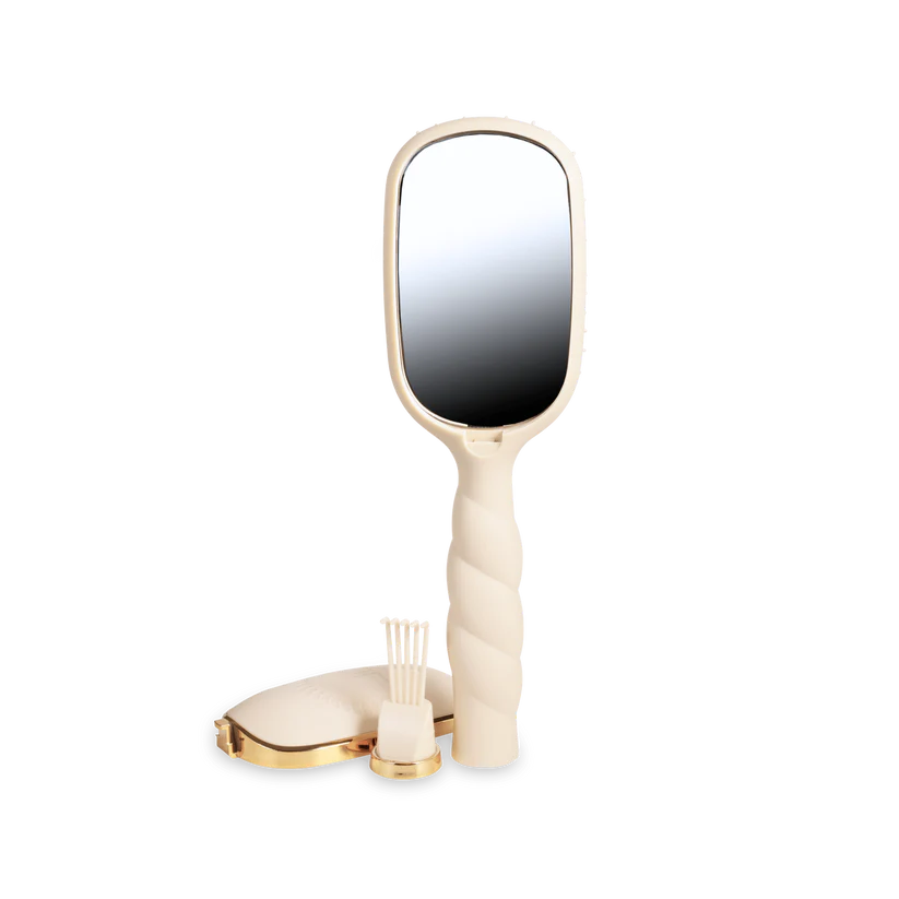 TELETIES Boar Bristle Hair Brush - Tan