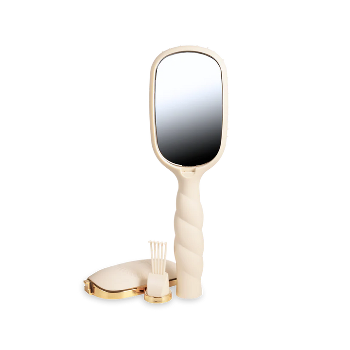TELETIES Boar Bristle Hair Brush - Tan