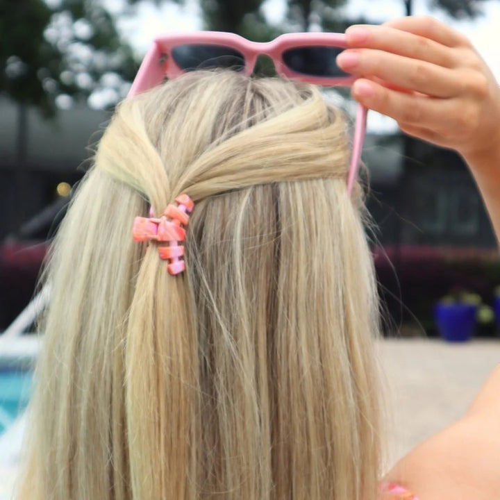 TELETIES Classic Just Keep Swimming Tiny Claw Clip