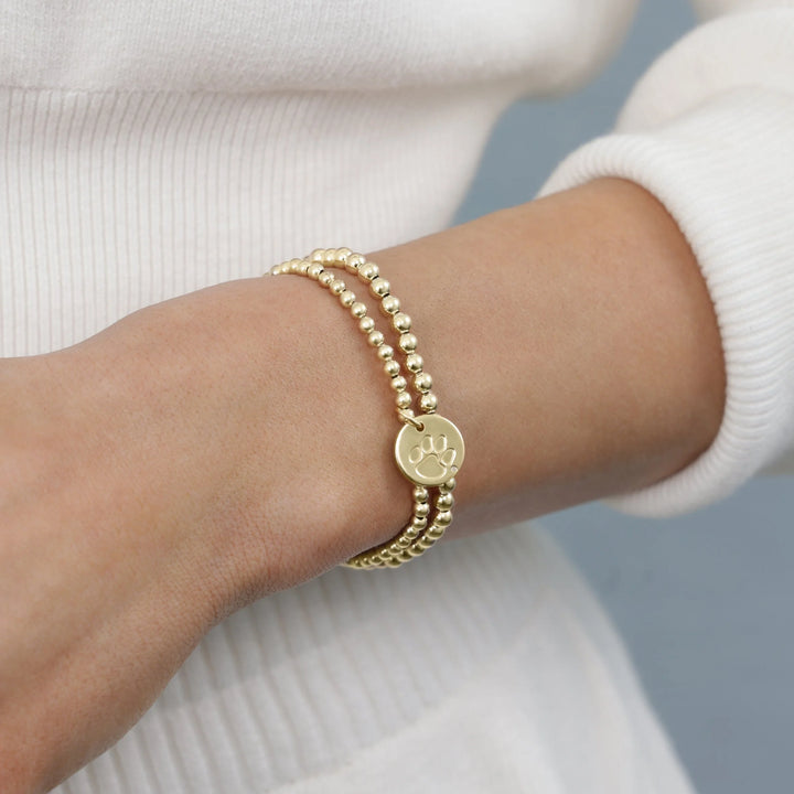 enewton ecollegiate Classic Gold 3mm Bracelet - Clemson