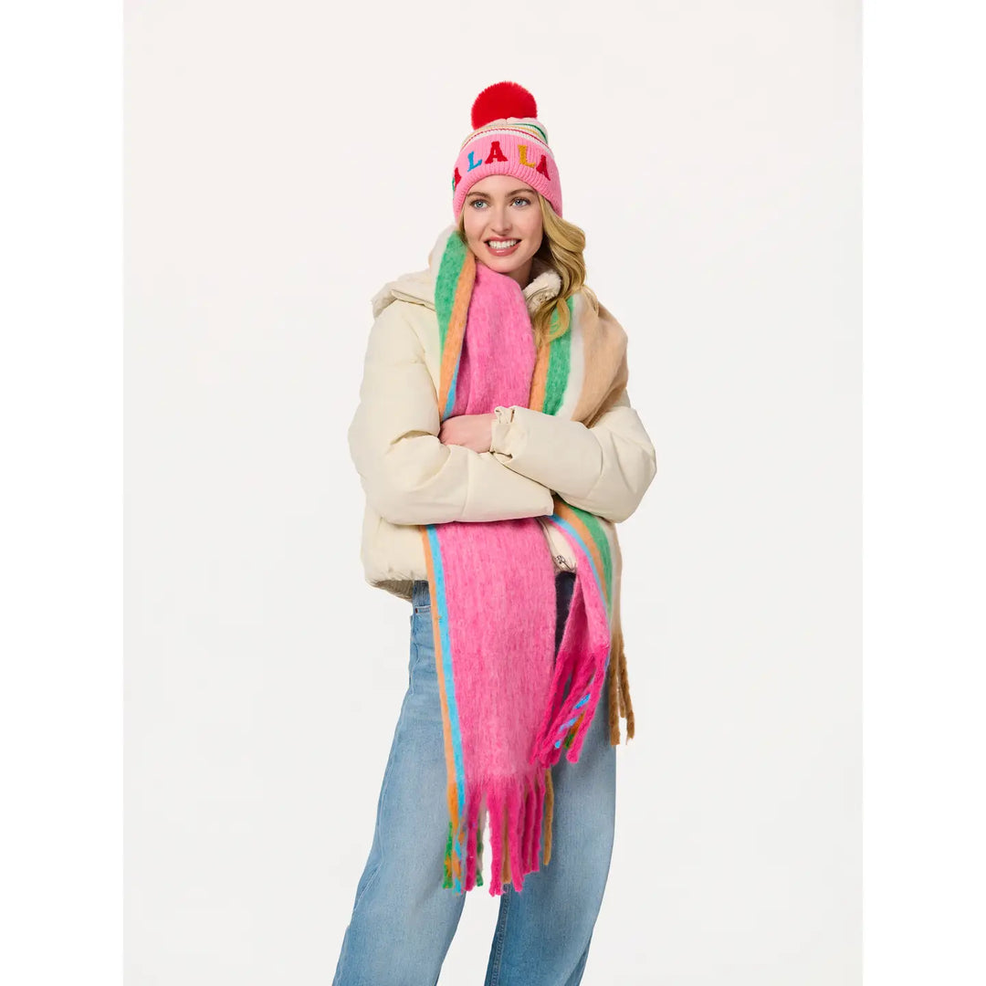 Mina Tassel Scarf - Multicolor
