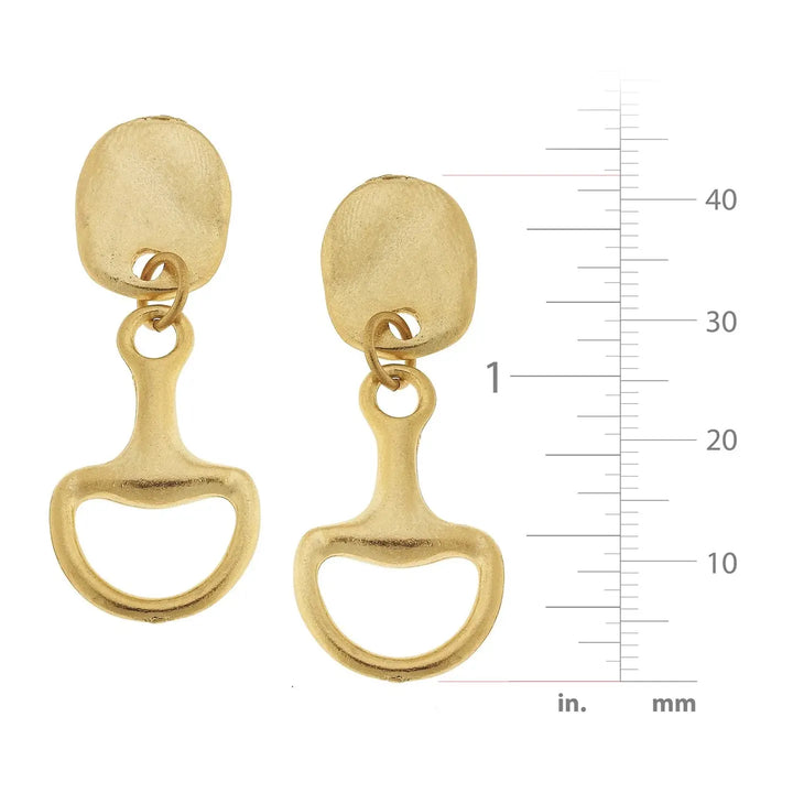 Susan Shaw Horse Bit Earrings