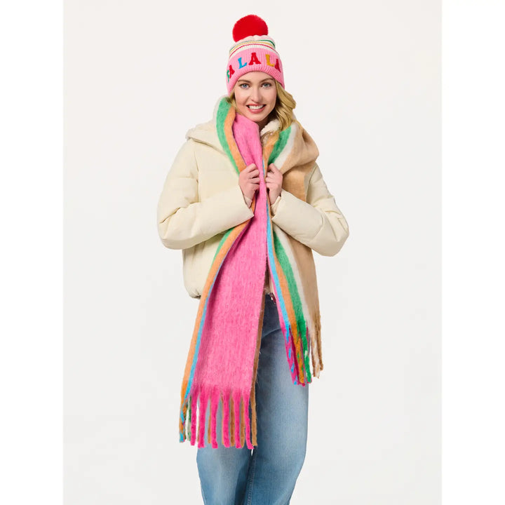 Mina Tassel Scarf - Multicolor