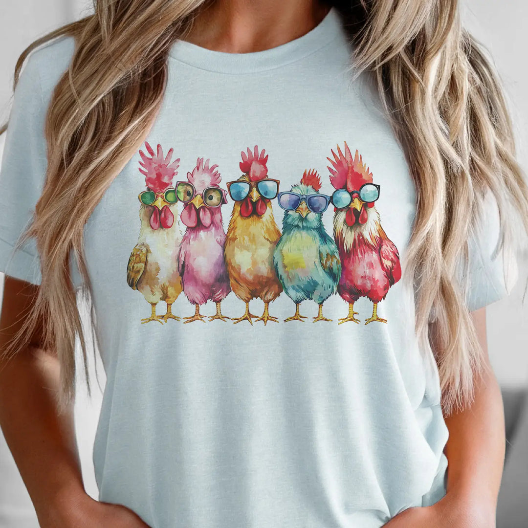 Chicken + Roosters Sunglasses Tee