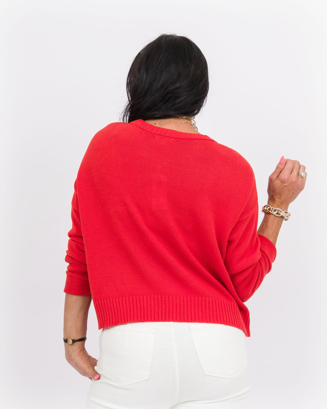 Z Supply Sienna Beach Sweater Cabana Red