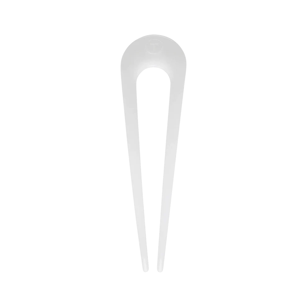 TELETIES Hair Pin - Coconut White