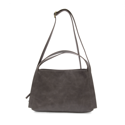 Joy Susan TAUPE GREY GRACE SATCHEL CROSSBODY