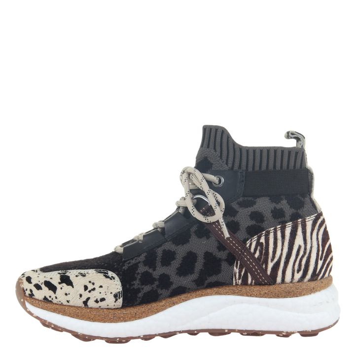 HYBRID in ANIMAL PRINT, left view