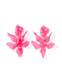 Linny Co- Flora Azalea Pink Earrings