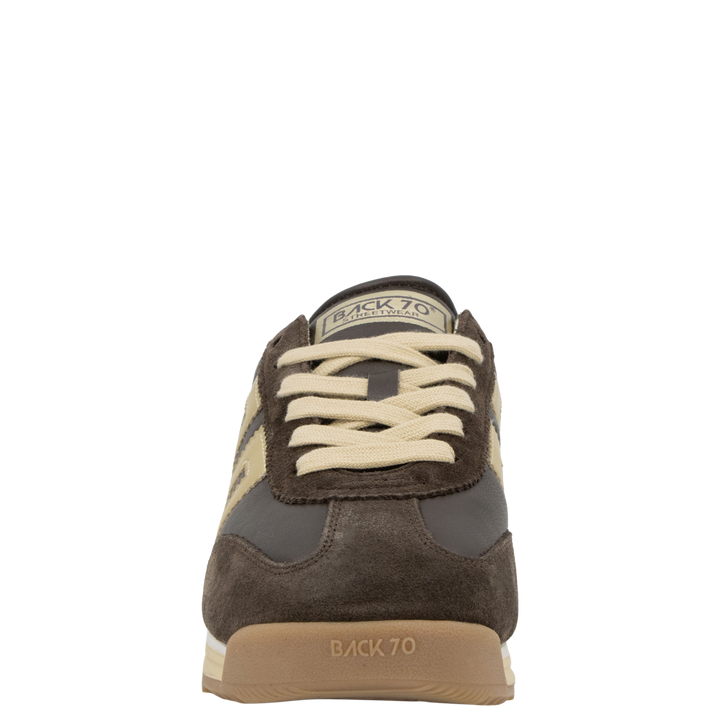 JOGGER N in COFFEE GOLD, front view