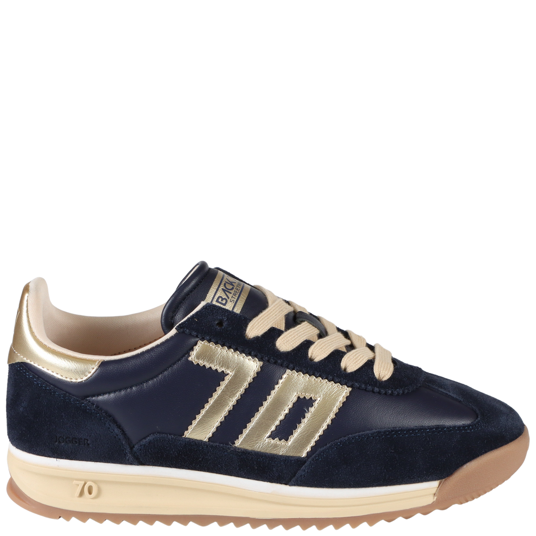 BACK 70 - JOGGER N in NAVY GOLD Sneakers