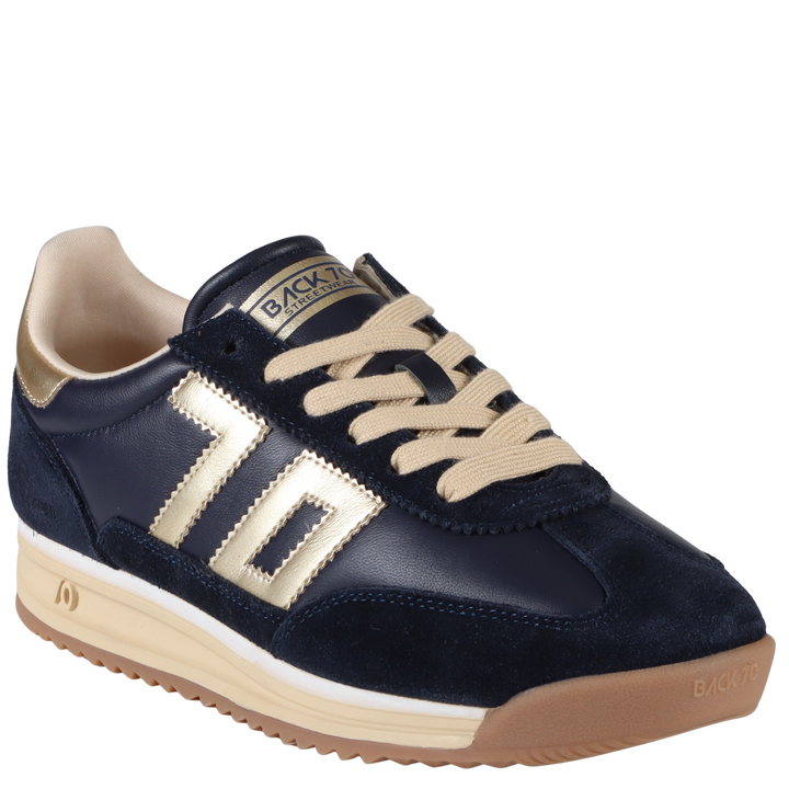 BACK 70 - JOGGER N in NAVY GOLD Sneakers