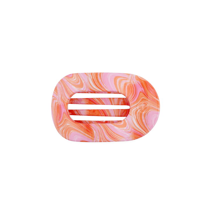 TELETIES Just Keep Swimming Small Flat Round Hair Clip