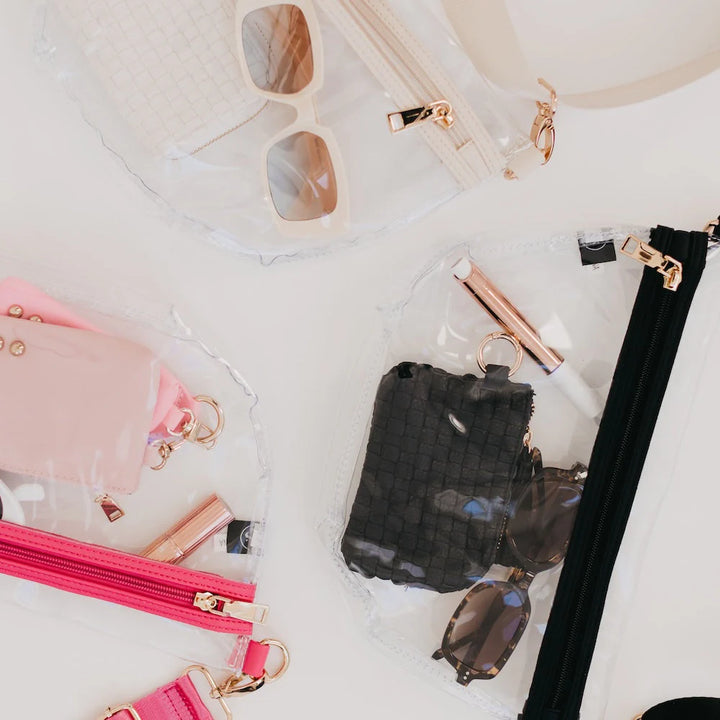Kehlani Clear Stadium Bag - Black
