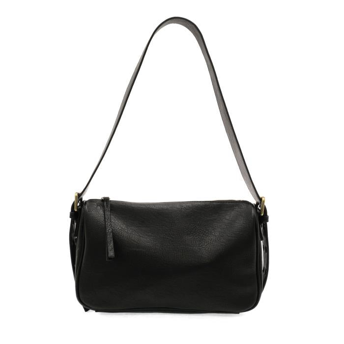 Joy Susan BLACK MORGAN BUCKLE SHOULDER BAG