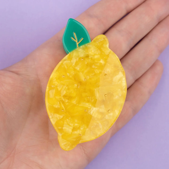 Lemon Claw Clip