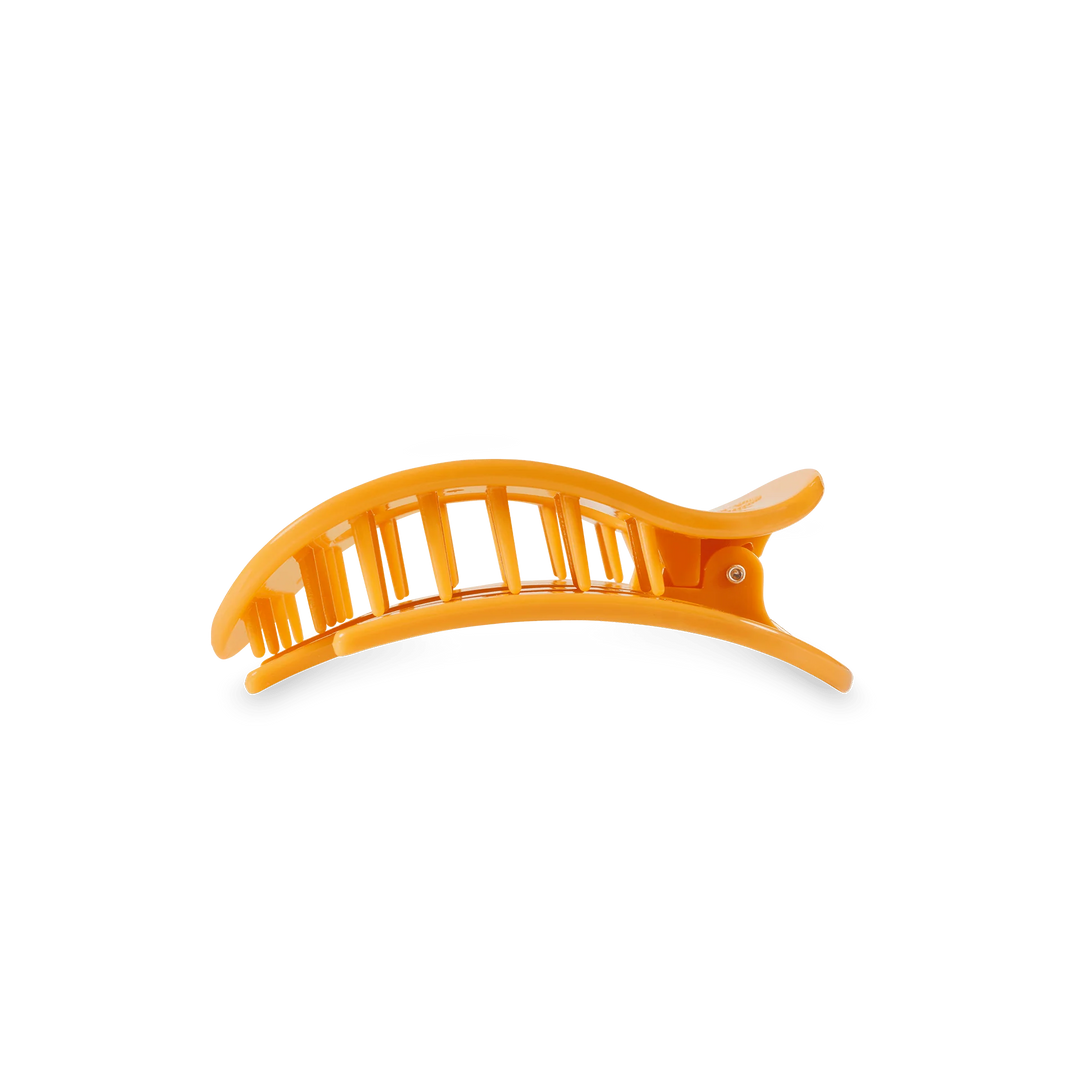 TELETIES Large Flat Round Hair Clip - Mango For It!