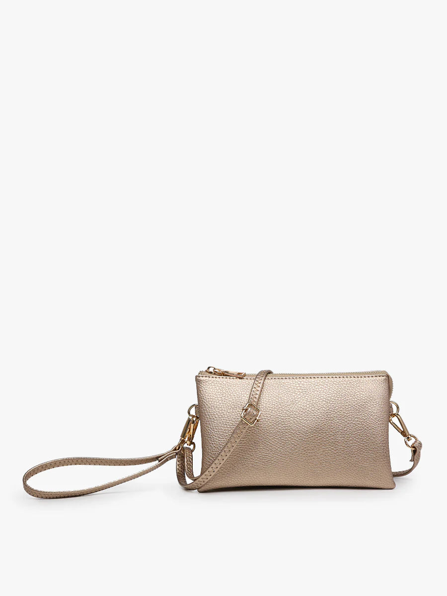 Riley Vegan Crossbody - Champagne