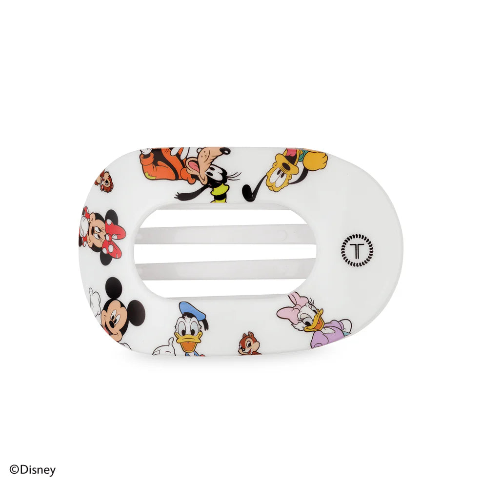TELETIES Mickey and Friends Medium Flat Round Hair Clip