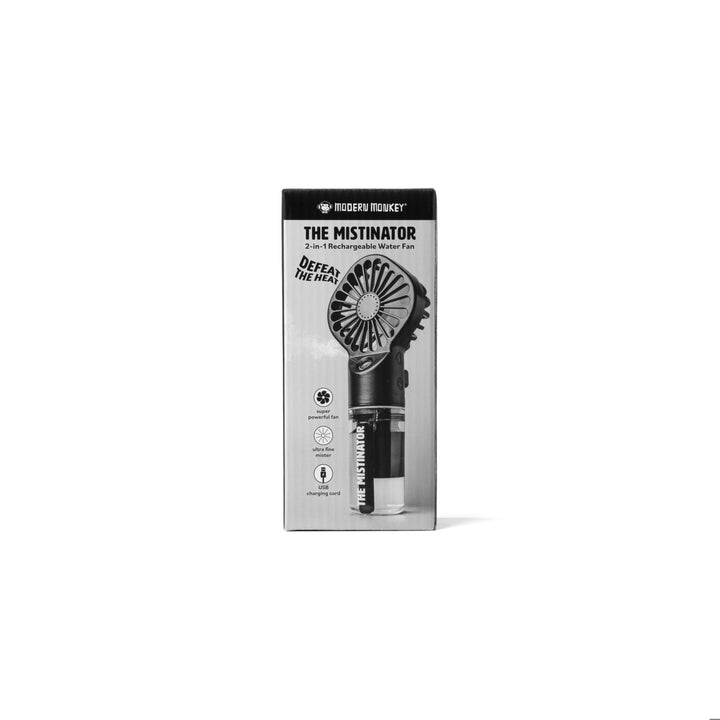 The Mistinator 2-In-1 Rechargeable Water Fan - Black