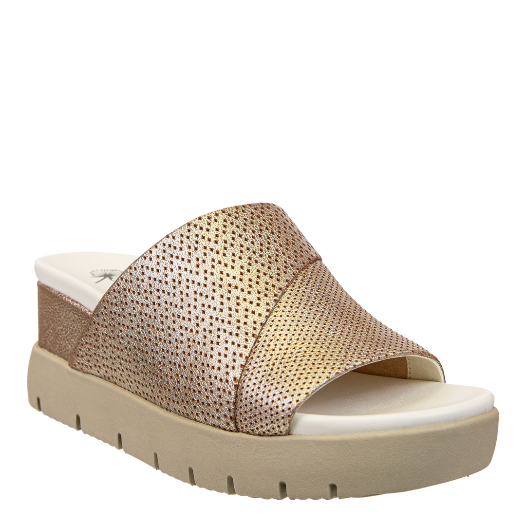 OTBT - NORM in GOLD Wedge Sandals