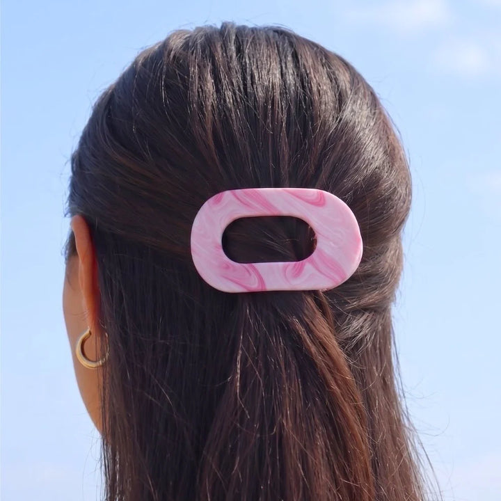 TELETIES Pinch Me! Small Flat Round Hair Clip