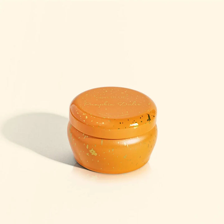 Capri Blue Travel Tin Glimmer Pumpkin Dulce