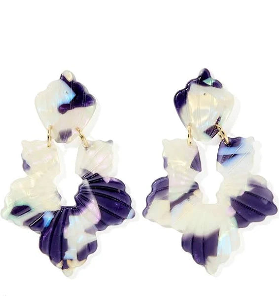 Linny Co- Michelle Midnight Rain Earrings