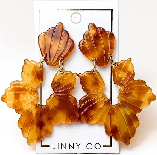 Linny Co- Michelle Caramel Earrings