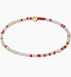 enewton Hope Unwritten Bracelet Bright Red/White