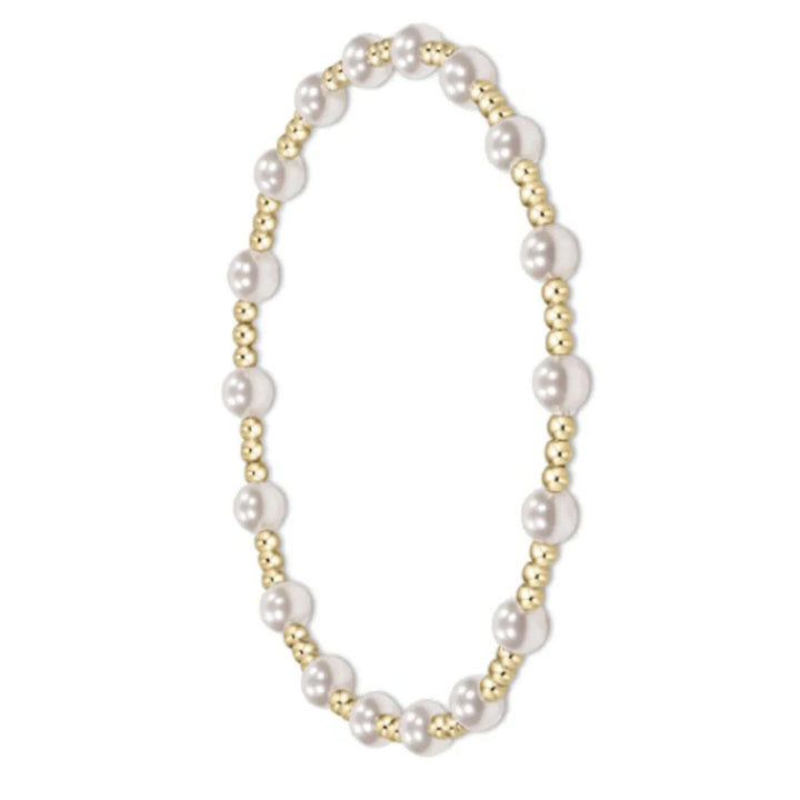 enewton Classic Sincerity Pattern 4mm-Pearl Bracelet