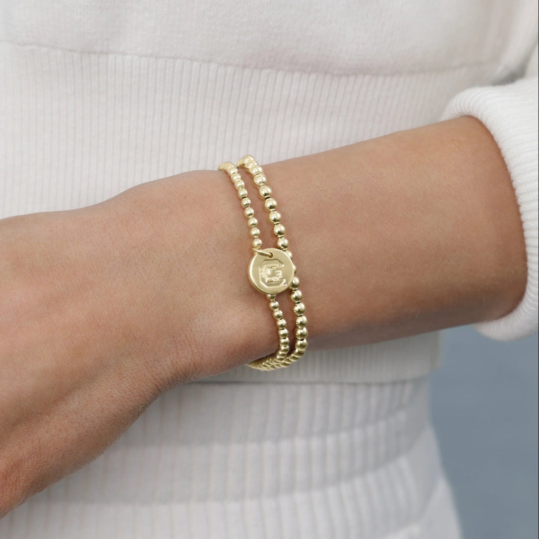 enewton ecollegiate Classic Gold 3mm Bracelet - South Carolina