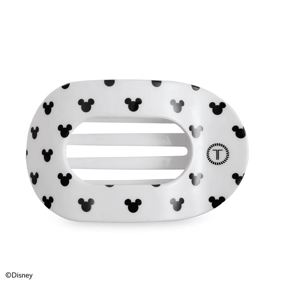 TELETIES The Iconic Mickey Mouse Large Flat Round Hair Clip