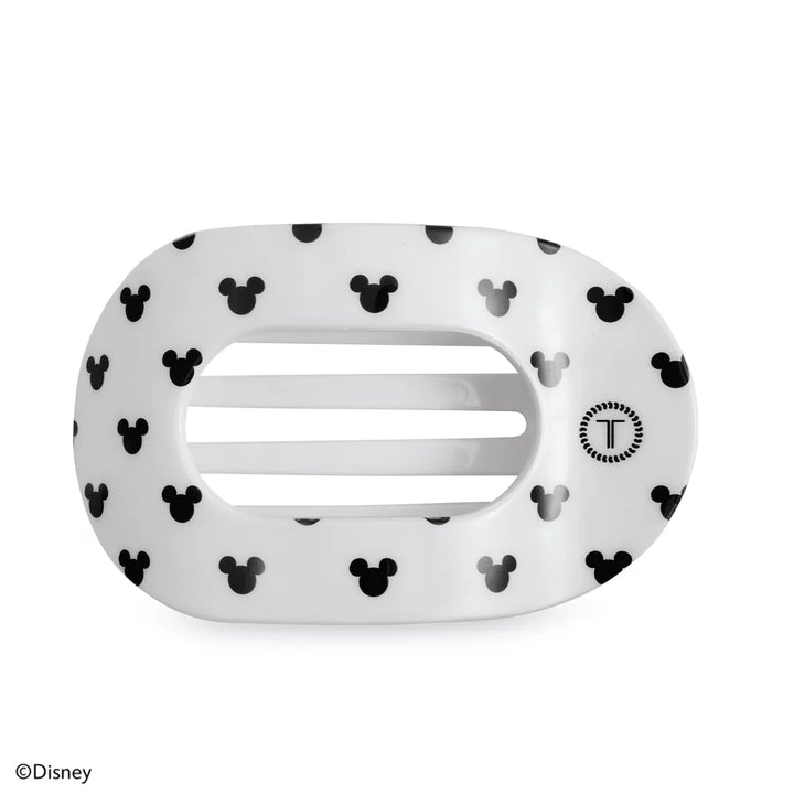 TELETIES The Iconic Mickey Mouse Large Flat Round Hair Clip
