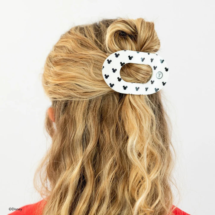 TELETIES The Iconic Mickey Mouse Medium Flat Round Hair Clip