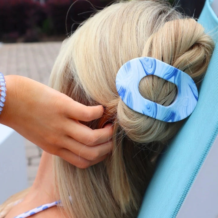 TELETIES Tide &amp; True Medium Flat Round Hair Clip