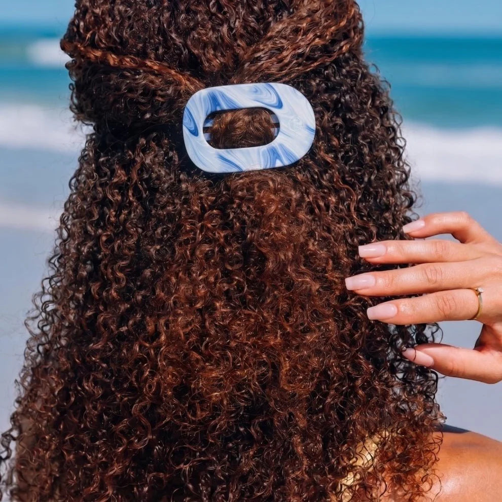 TELETIES Tide &amp; True Small Flat Round Hair Clip