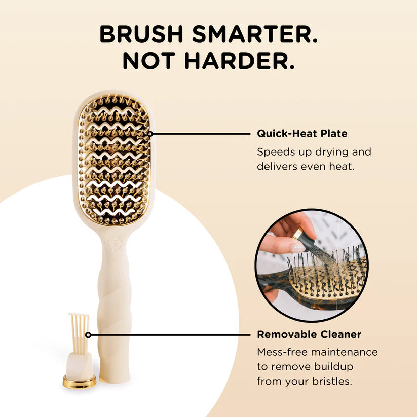 TELETIES Vented Hairbrush - Tan