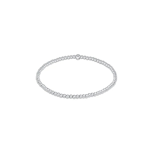 enewton Classic Sterling Silver 2.5mm Bead Bracelet Extend