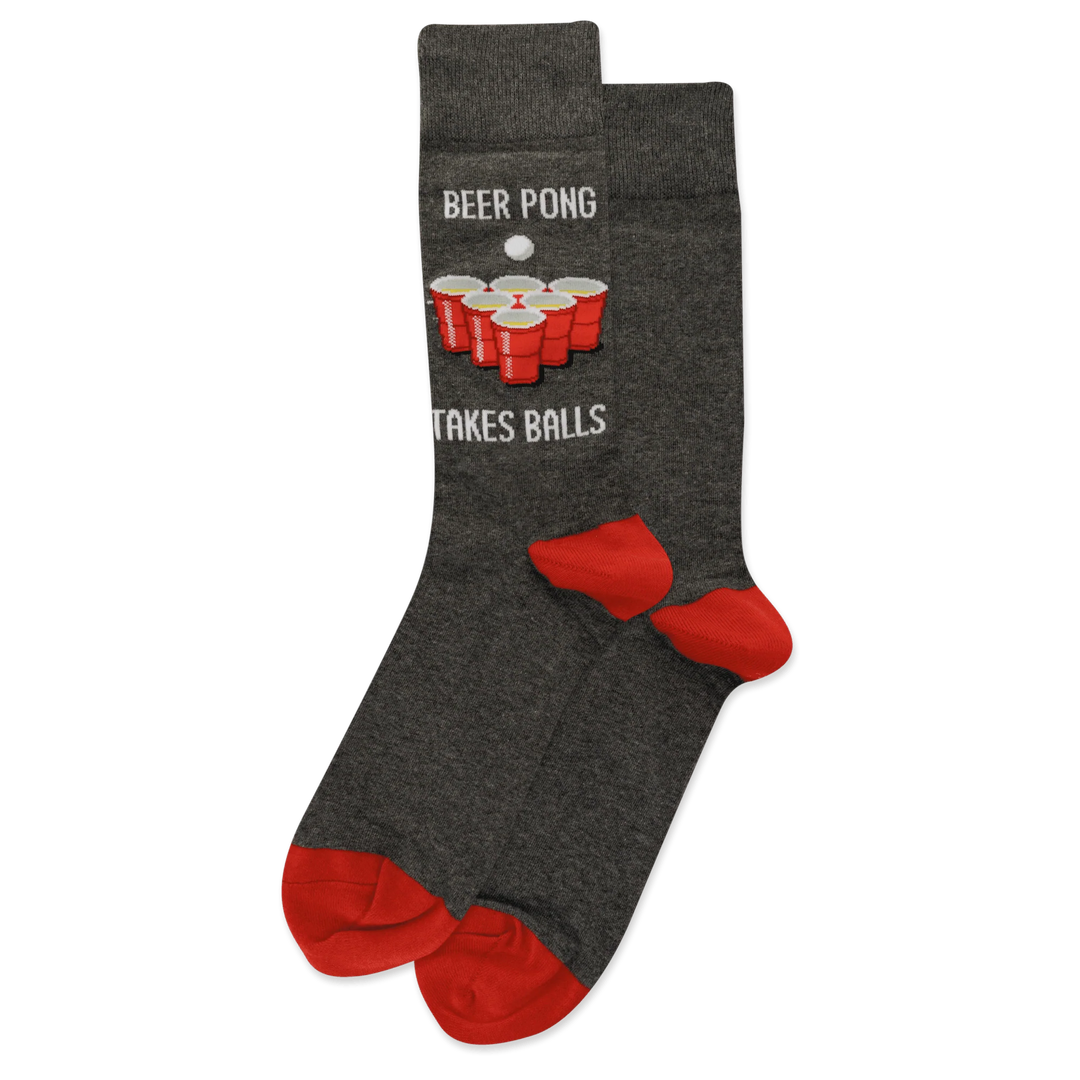 Hot Sox Men's Beer Pong Socks
