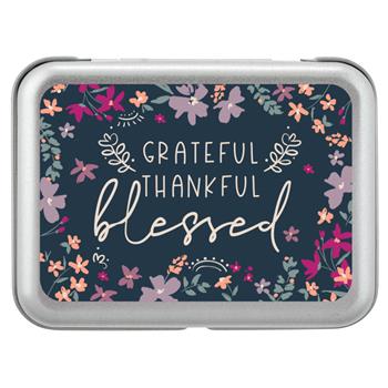 Sentiment Box-Grateful, Thankful, Blessed
