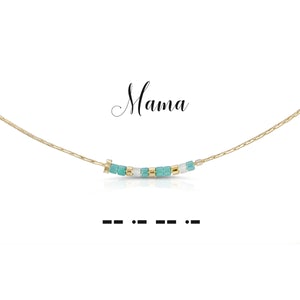 Dot and Dash Necklace Mama