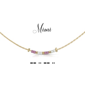 Dot and Dash Necklace Mimi