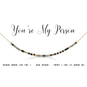Dot and Dash Necklace You're My Person