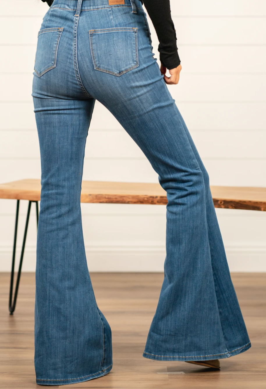 Judy Blue Pull On Flare Jeans-Final Sale