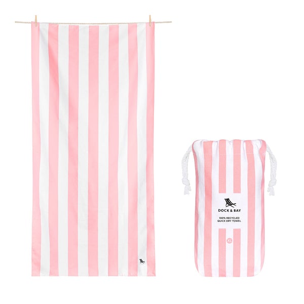 Dock &amp; Bay Towel XL - Malibu Pink