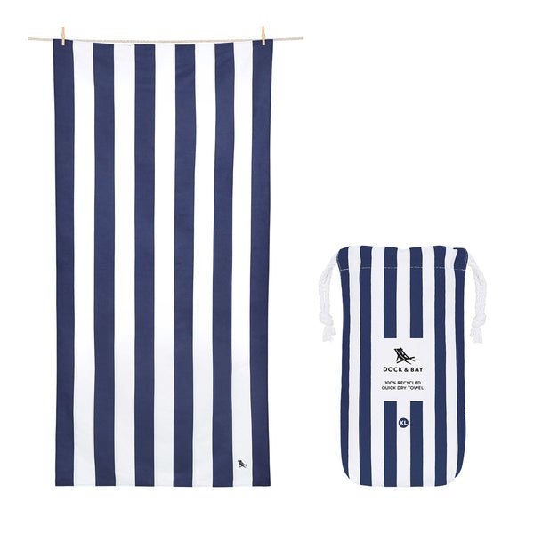 Dock &amp; Bay Towel XL - Navy